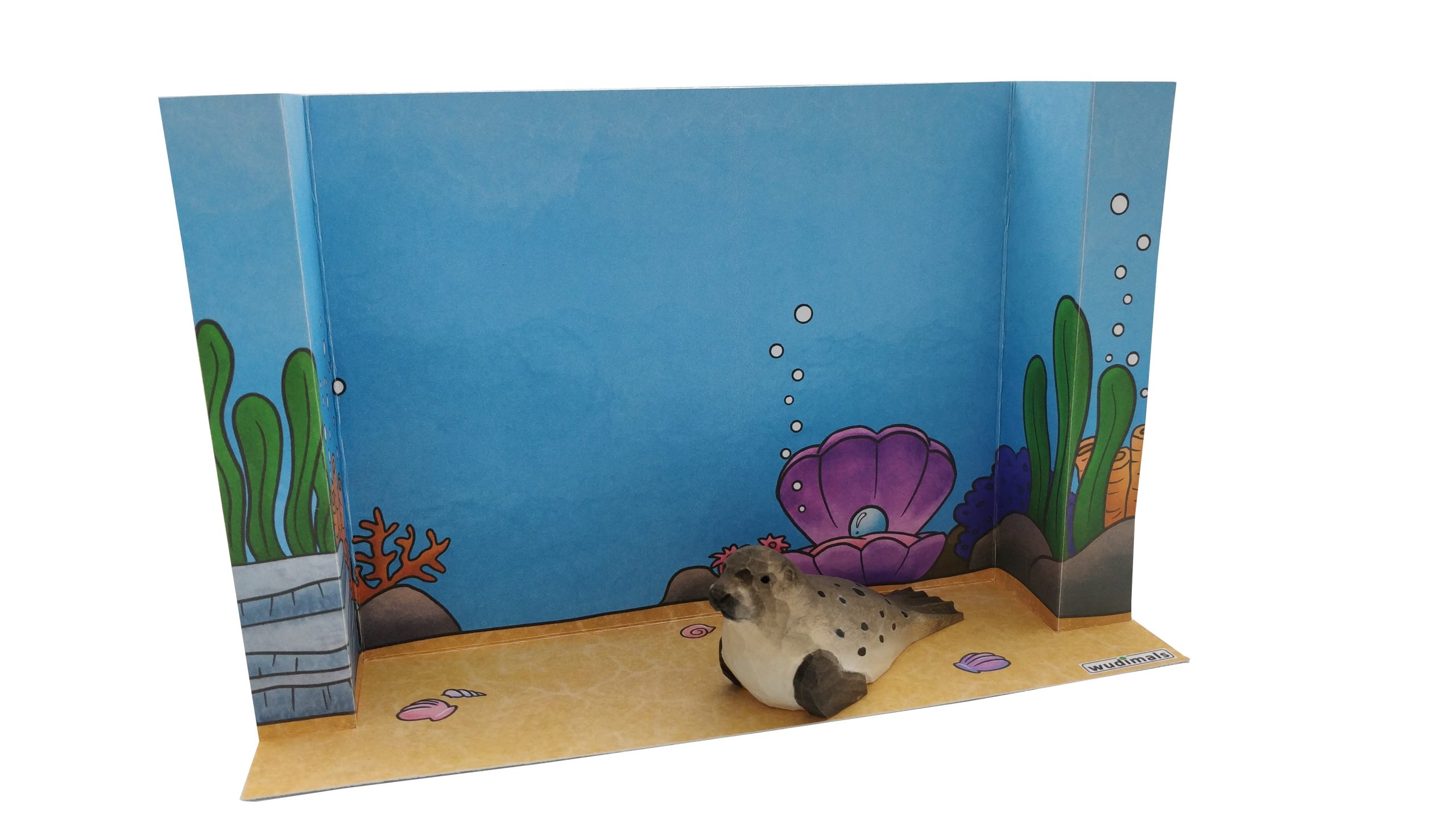 UNDERWATER HABITAT - 3D DIORAMA (COLOUR)